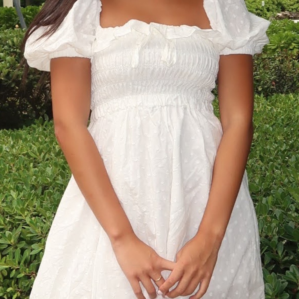 White Mini Dress for Women